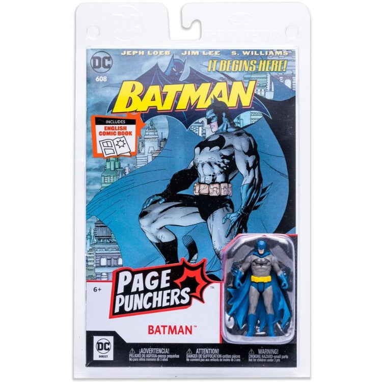 DC Page Punchers | Batman (Hush) Actionfigur & Comic (Englisch)