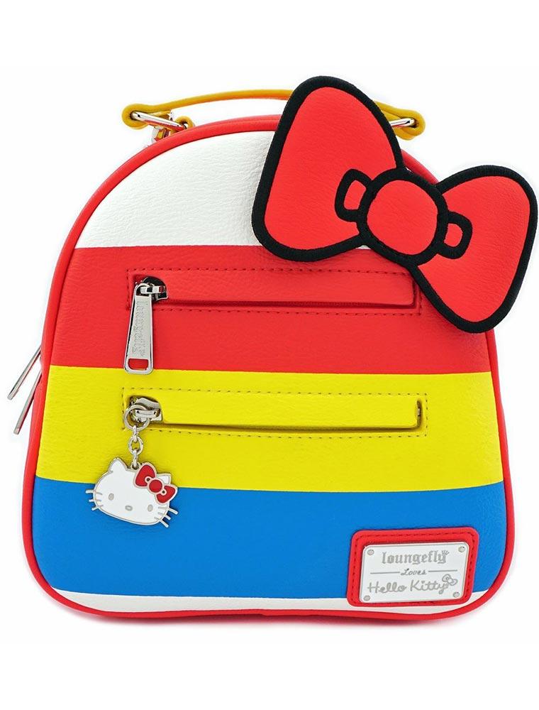 Loungefly Hello Kitty Anniversary Stripes Mini Rucksack Stuffbringer