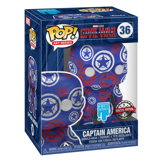 Marvel - Captain America (Exclusive) Funko Pop Figur & T-Shirt
