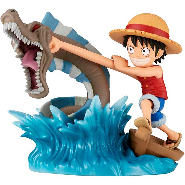 One Piece - Ruffy vs Local Sea Monster (Log Stories) Banpresto Figur