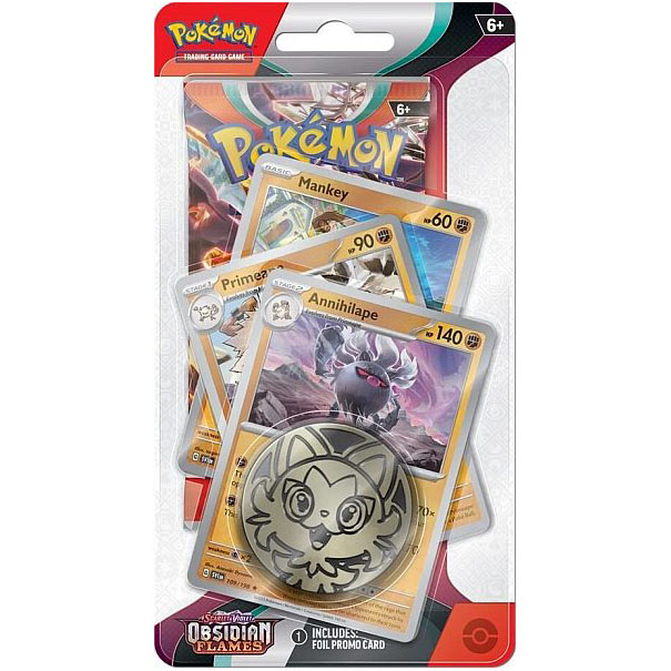 Pokemon Karten - Obsidian Flames - Annihilape Premium Checklane Blister (Englisch)