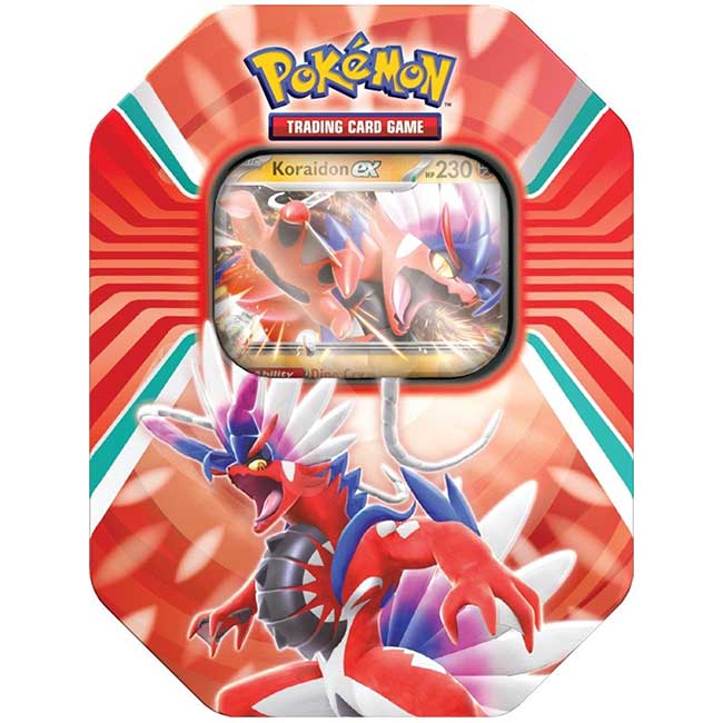 Pokemon Karten - Paldea Legends - Koraidon Tin Box (Englisch)