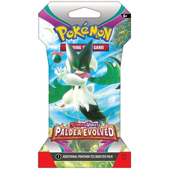 Pokemon Karten - Paldea Evolved - Sleeved Booster (Englisch)