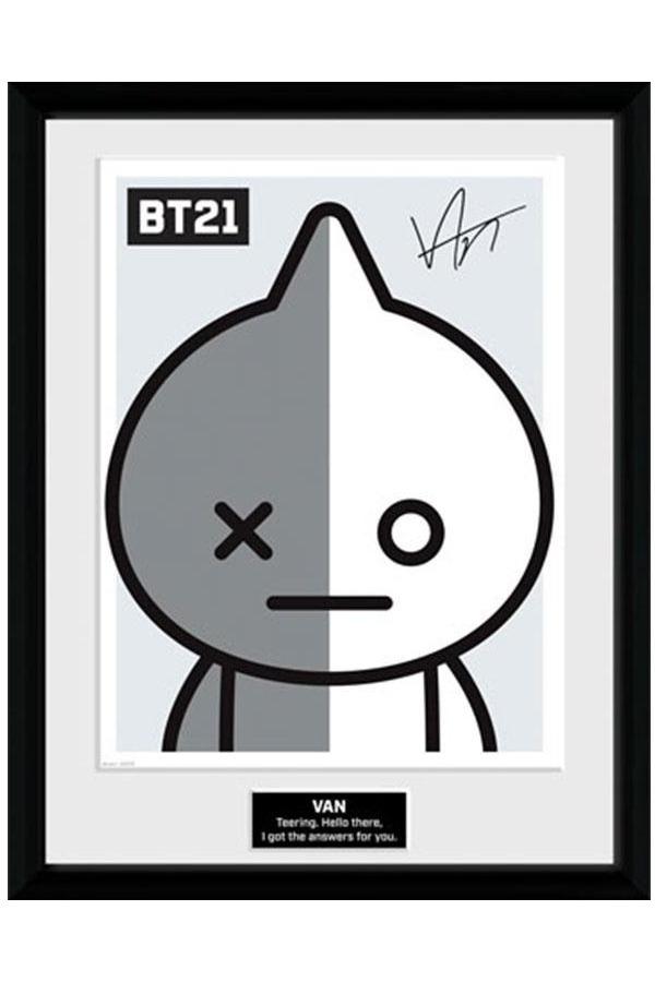 BT21 | Van Poster im Rahmen - Stuffbringer