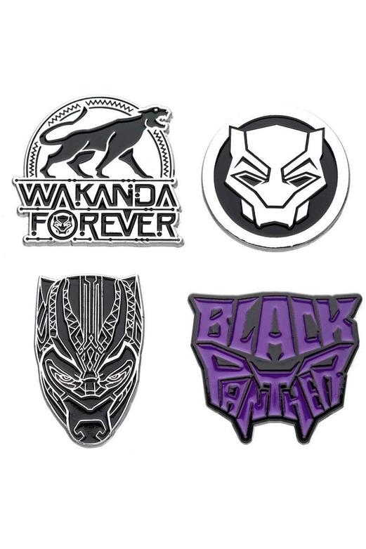 DC Comics | Black Panther Ansteck-Pin 4er-Set - Stuffbringer