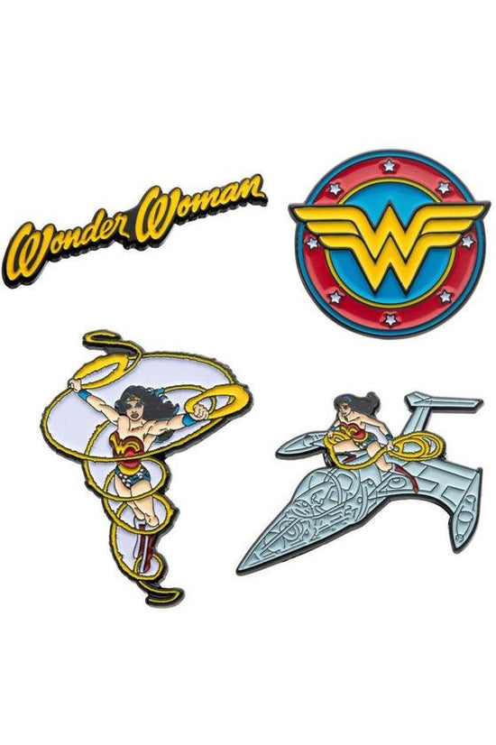 DC Comics | Wonder Woman Ansteck-Pin 4er-Set - Stuffbringer