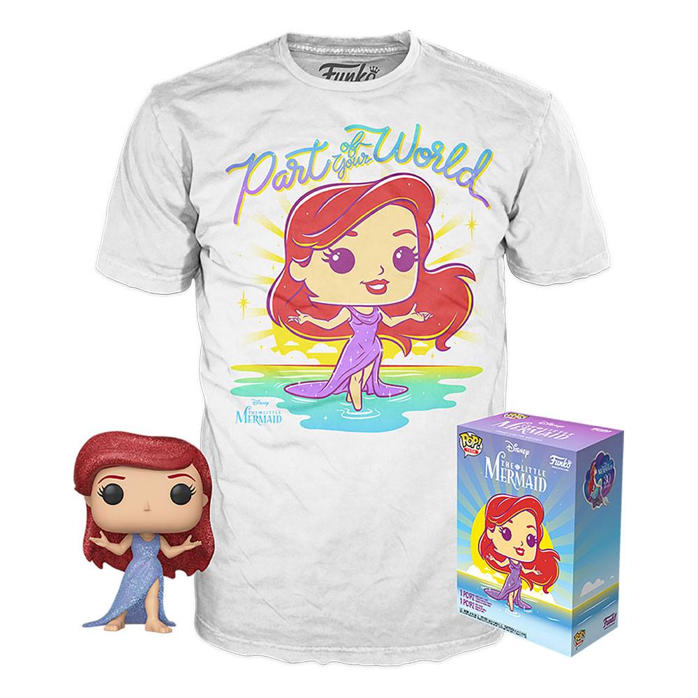 Disney | Arielle die Meerjungfrau (Exc) Funko Pop Figur & T-Shirt - Stuffbringer