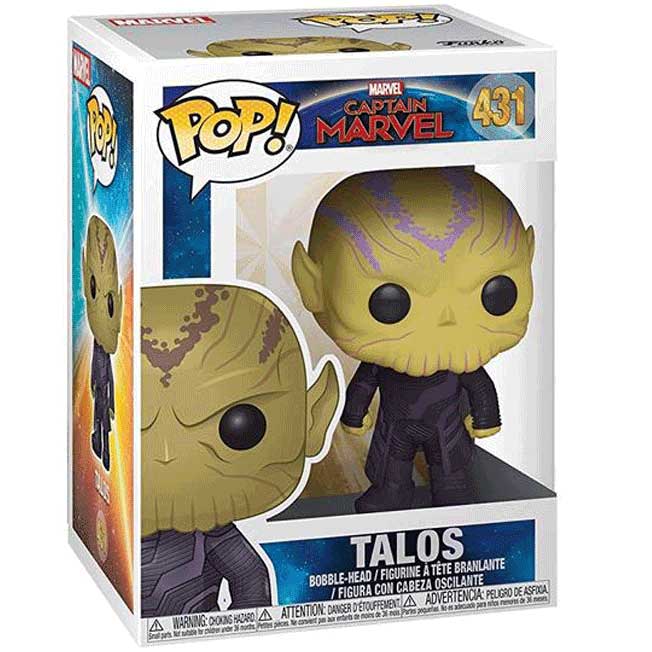 Captain Marvel | Talos Funko Pop Vinyl Figur