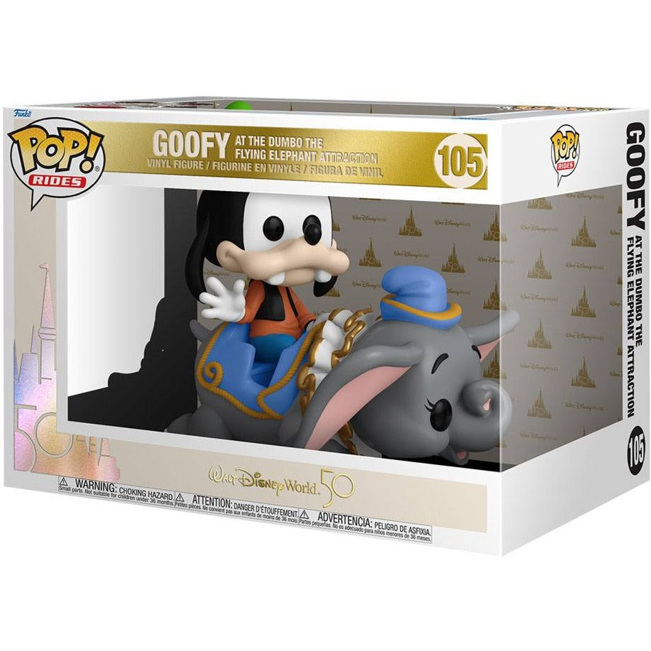 Walt Disney World | Goofy (Dumbo Attraction) Funko Pop Rides Figur