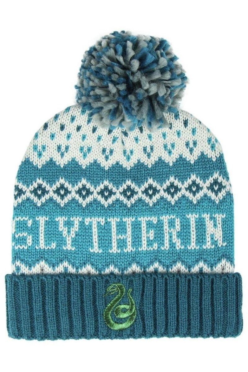 Harry Potter | Pompom Beanie Slytherin - Stuffbringer