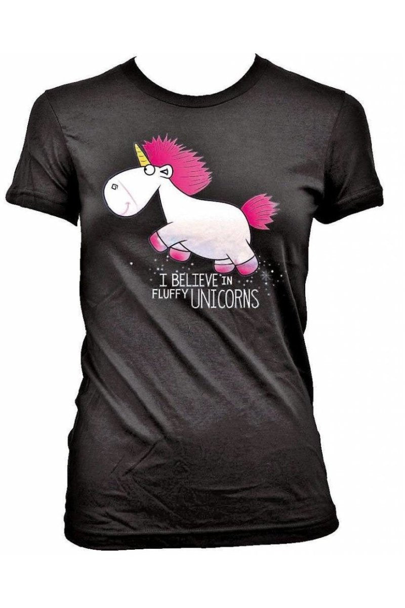 I Believe in Fluffy Unicorns | Damen T-Shirt - Stuffbringer
