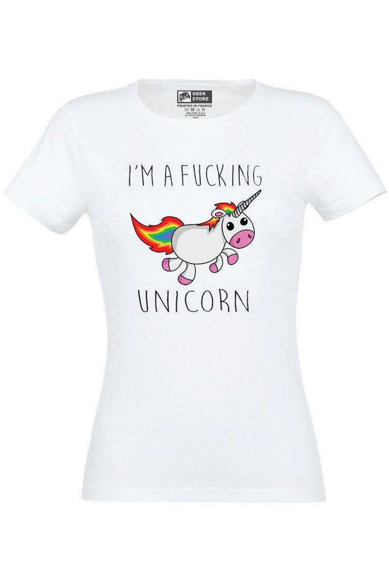 I'm A Fucking Unicorn | Damen T-Shirt - Stuffbringer
