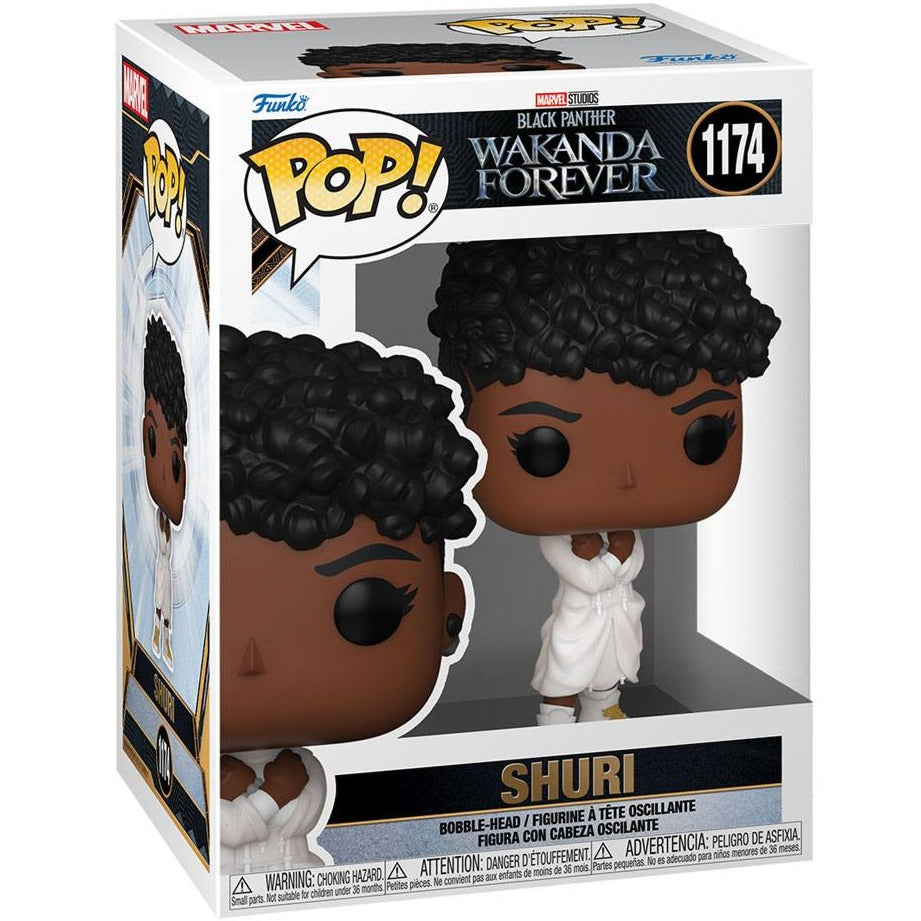 Marvel (1174) Black Panther - Shuri (White Dress) Funko POP Figur