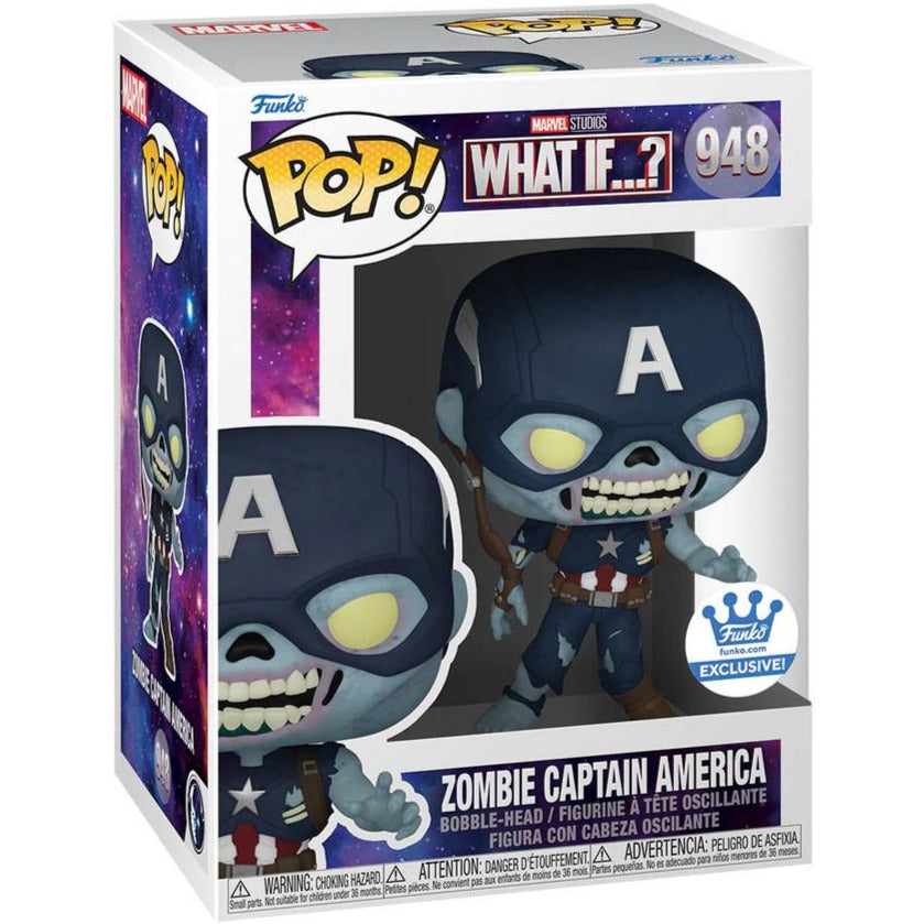 Marvel - What If | Zombie Captain America (Exc) Funko Pop Vinyl Figur