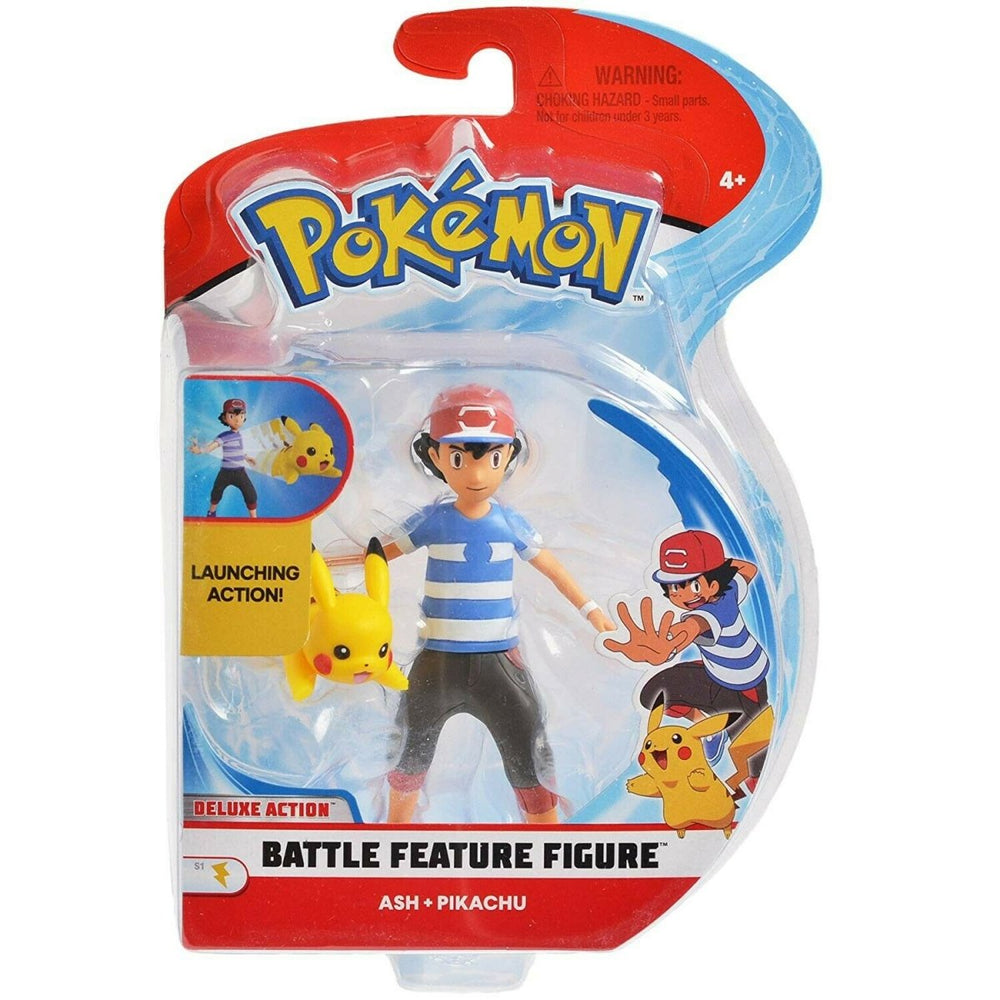 
                      
                        Pokemon | Ash & Pikachu (Deluxe) Actionfigur - Stuffbringer
                      
                    