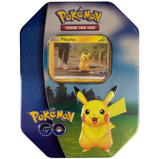 Laden Sie das Bild in den Galerie-Viewer, Pokemon GO Karten | Pikachu Tin Box (Englisch)

