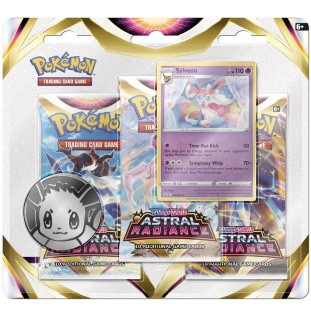 Pokemon | Sword & Shield: Astral Radiance Sylveon 3-Pack Blister (Englisch)