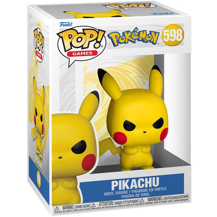 Games (598) Pokemon - Grumpy Pikachu Funko POP Figur