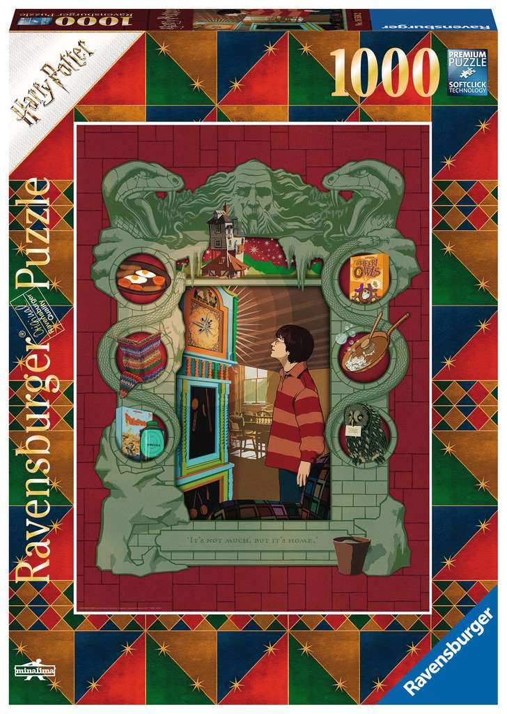 Ravensburger Puzzle | Harry Potter bei der Weasley Familie (1000 Teile) - Stuffbringer