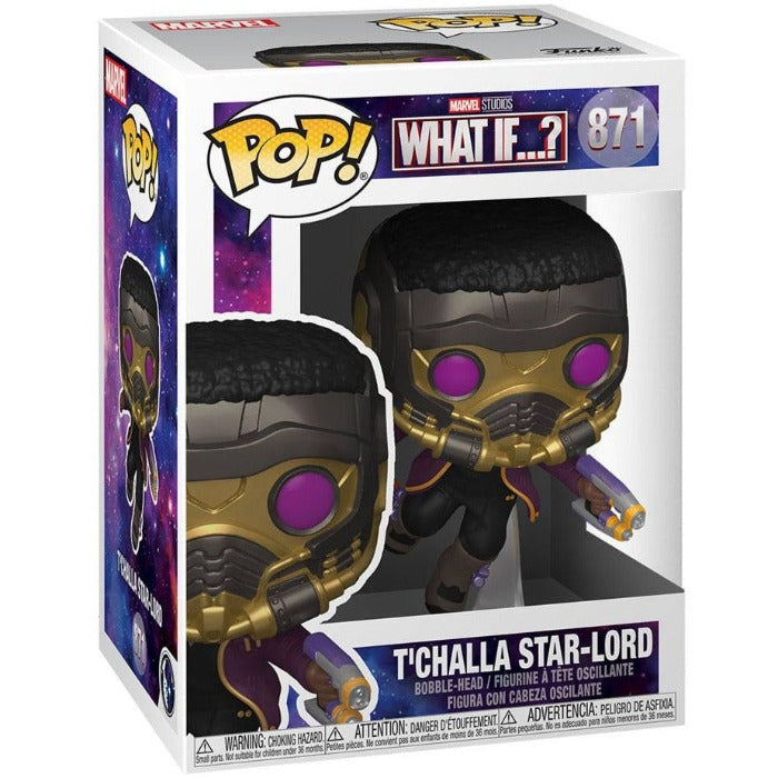 Marvel - What If | T'Challa Star-Lord Funko Pop Vinyl Figur