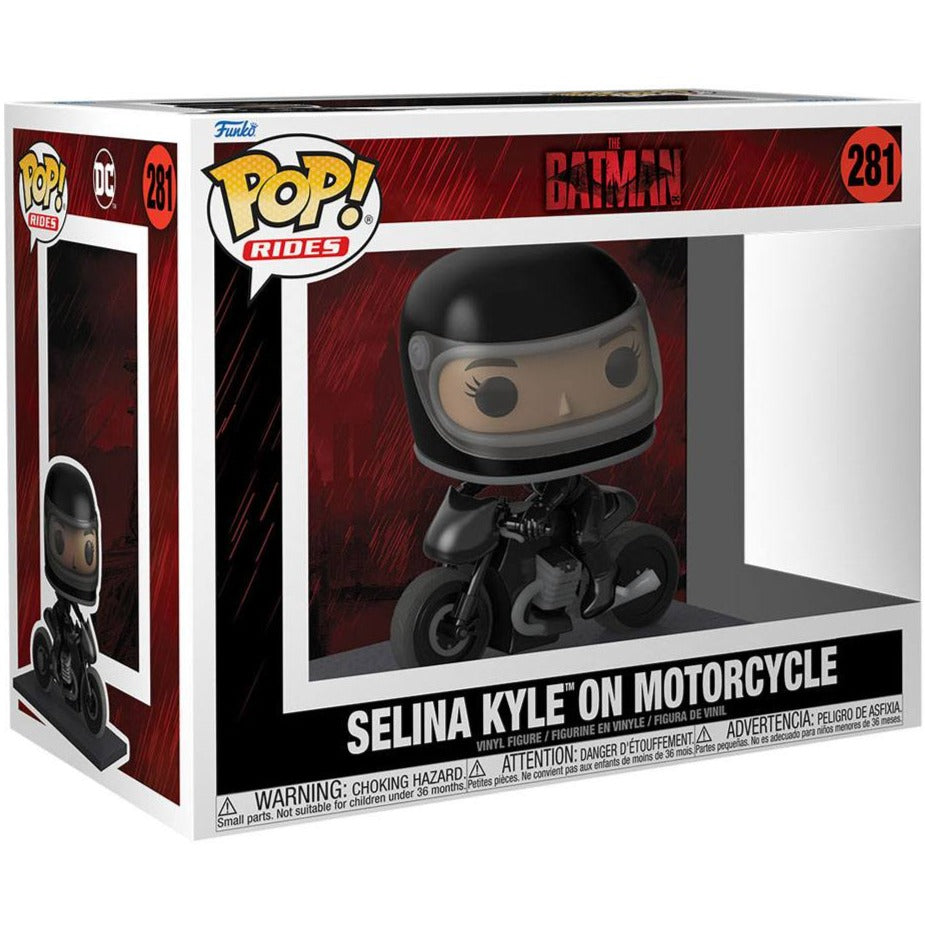 The Batman | Selina Kyle on Motorcycle Funko Pop Rides Figur