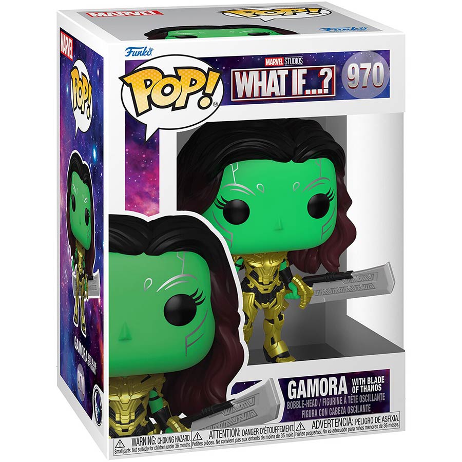 Marvel - What If | Gamora (Blade of Thanos) Funko Pop Vinyl Figur