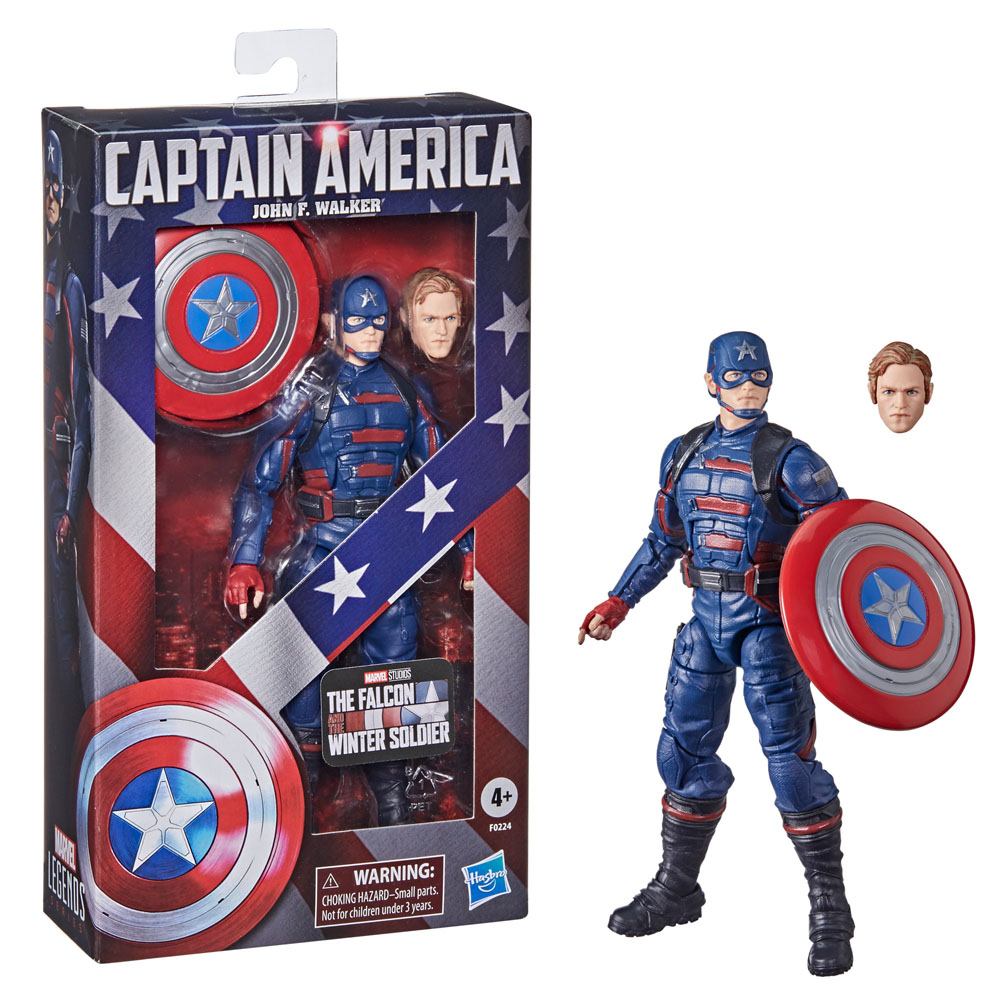 Laden Sie das Bild in den Galerie-Viewer, Marvel Legends | Captain America (John F. Walker) Actionfigur
