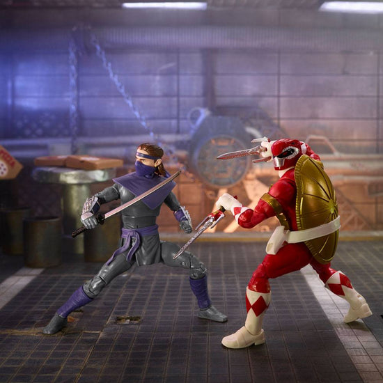Power Rangers x TMNT | Foot Soldier Tommy & Morphed Raphael Actionfiguren