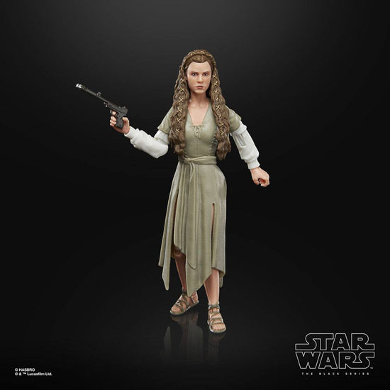 Laden Sie das Bild in den Galerie-Viewer, Star Wars | (Ewok Village) Princess Leia (Black Series) Actionfigur
