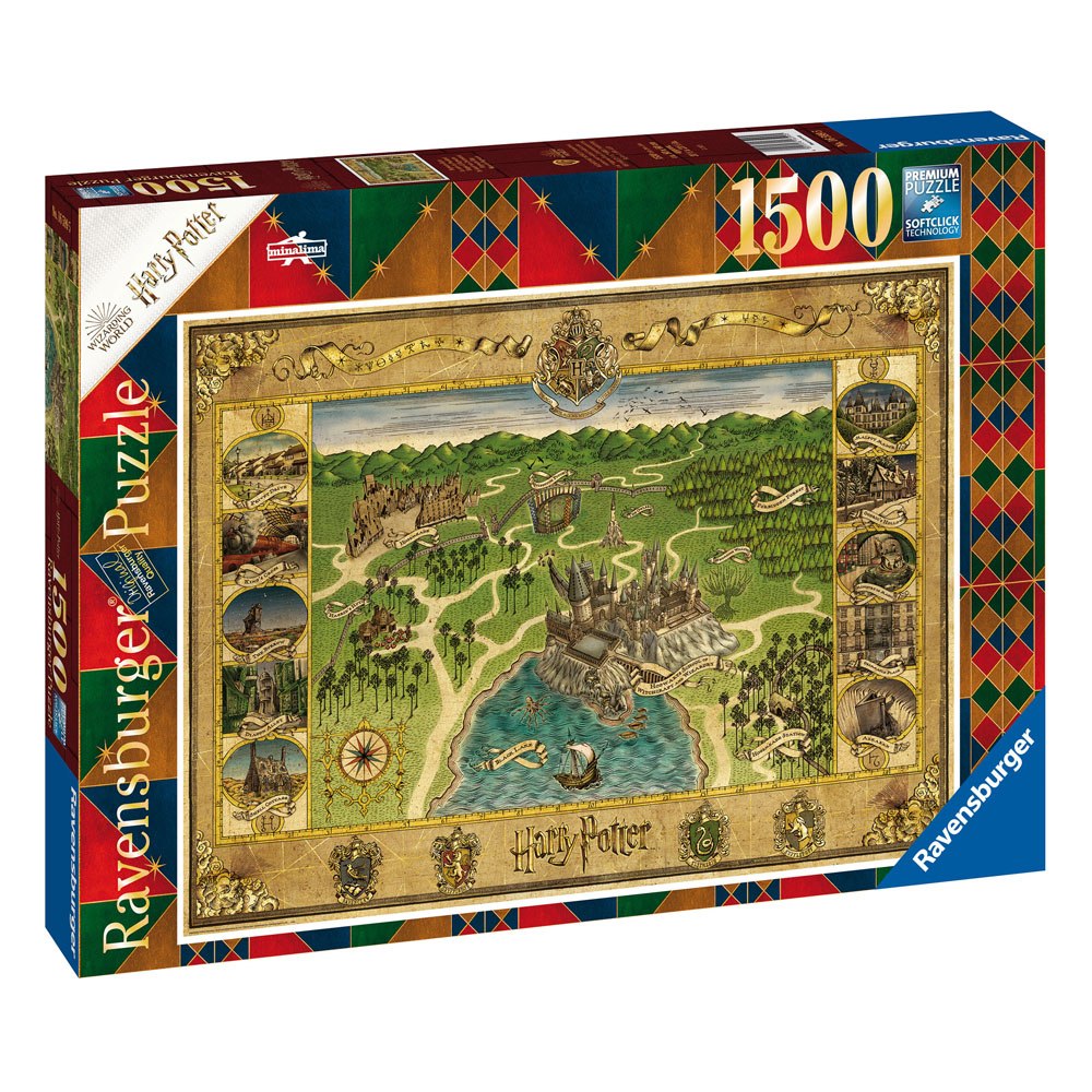 Ravensburger Puzzle | Harry Potter - Hogwarts Karte (1500 Teile)